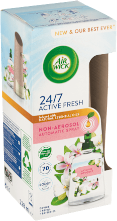 Active Fresh automatický difuzér a náplň na vodní bázi Jasmínové květy AIR WICK