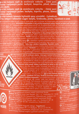 Freshmatic náplň do osvěžovače vzduchu Zimní punč AIR WICK