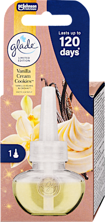 Légfrissítő utántöltő Vanilla cream cookies glade