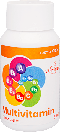 Multivitamin tabletta felnőttek részére Vitamintár