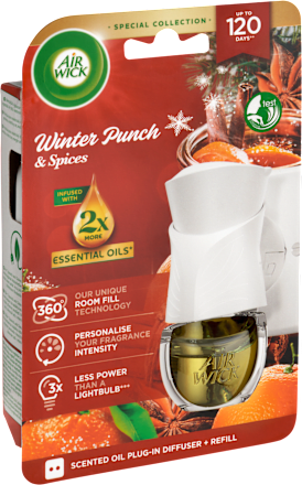 Elektrický osviežovač vzduchu s náplňou - zimný punč Air Wick