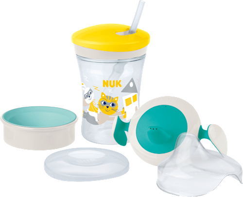 Babyflasche Trinklern-Set Evolution Katze & Hase NUK