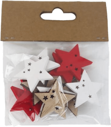 dekorační hvězdičky mix barev MOREX
