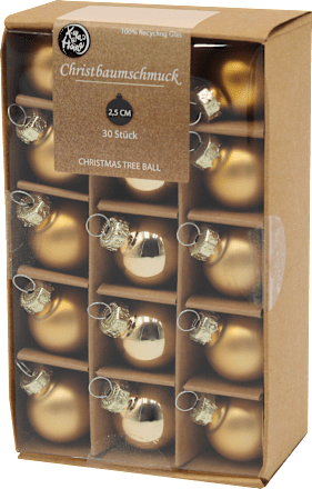 Glaskugeln Gold KUWOPA