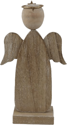 dekorační anděl, dřevěný MOREX