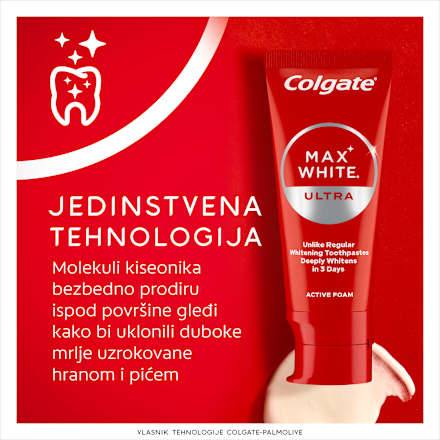 MAX WHITE ULTRA pasta za zube  Colgate