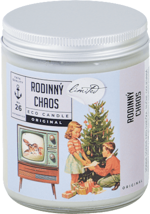 Sójová vonná eko sviečka Rodinný Chaos  BOTANICA SLAVICA