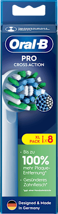 Aufsteckbürsten Pro Cross Action weiß Oral-B