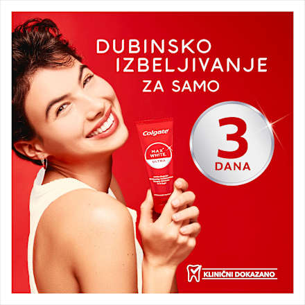 MAX WHITE pasta za zube ULTRA ACTIVE FOAM Colgate