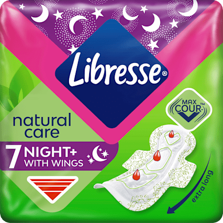 Damski nočni vložki Natural Care Libresse