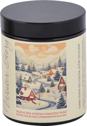 Sójová vonná eko sviečka Winter Story  BOTANICA SLAVICA