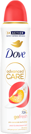Antiperspirant v spreju peach & white blossom Dove