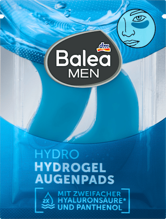 Хидрогел пачове за очи Balea MEN
