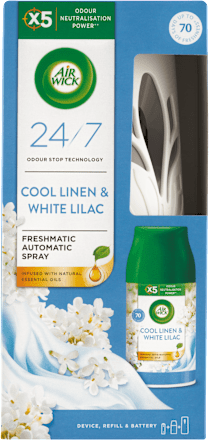 Difuzér a náplň do osviežovača vzduchu vôňa sviežej bielizne  Air Wick