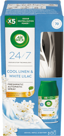 Difuzér a náplň do osviežovača vzduchu vôňa sviežej bielizne  Air Wick