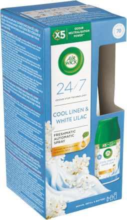 Difuzér a náplň do osviežovača vzduchu vôňa sviežej bielizne  Air Wick