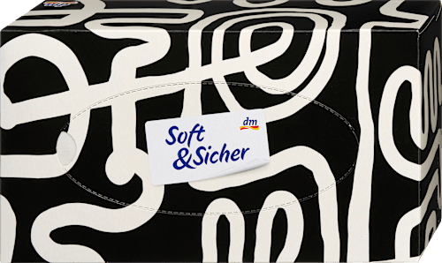 Taschentücher Box 4-lagig sortiert Soft&Sicher