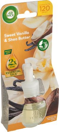 Essential Oils tekutá náplň do elektrického přístroje vanilka a bambucké máslo AIR WICK