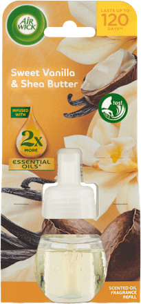 Essential Oils tekutá náplň do elektrického přístroje vanilka a bambucké máslo AIR WICK