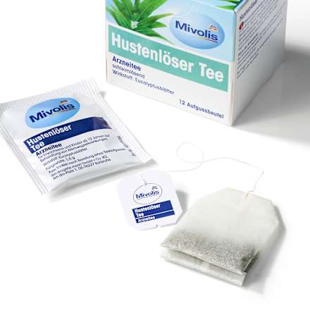 Arzneitee, Hustenlöser Tee (12 Beutel) Mivolis