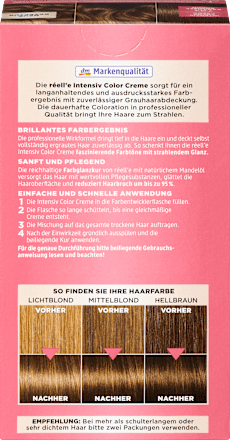 Haarfarbe 7.04 Karamellbraun réell‘e