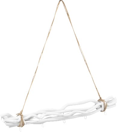 Holzbündel zum Aufhängen mit Haken für Deko  keine Marke