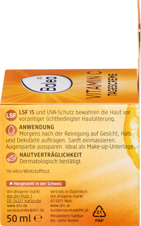 Gesichtscreme Vitamin C LSF 15 Balea