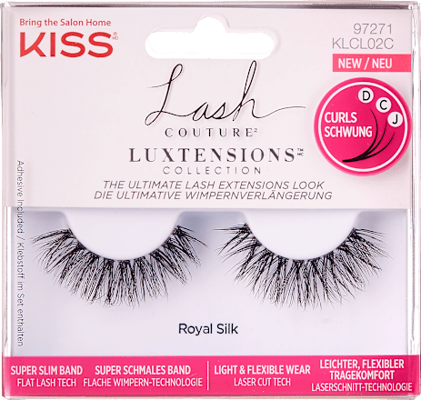 umělé řasy Lash Couture LuXtension Royal Silk KISS