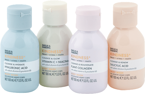 Darčekové balenie sprchovacích gélov Kindness+ Discovery Set Baylis & Harding