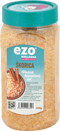 Vonná kúpeľová soľ Škorica Ezo