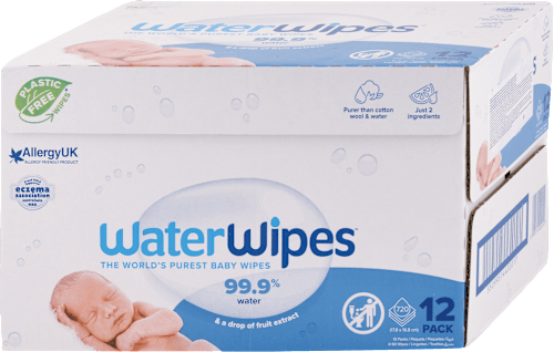 Detské vlhčené utierky sensitive Newborn & Baby 3-in-1 (12x60) WaterWipes