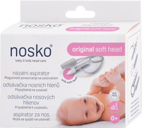 Odsávačka hlienov s mäkkou hlavicou nosko