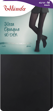 Pančuchové nohavice Ultra Opaque, M 40/44, čierna Bellinda