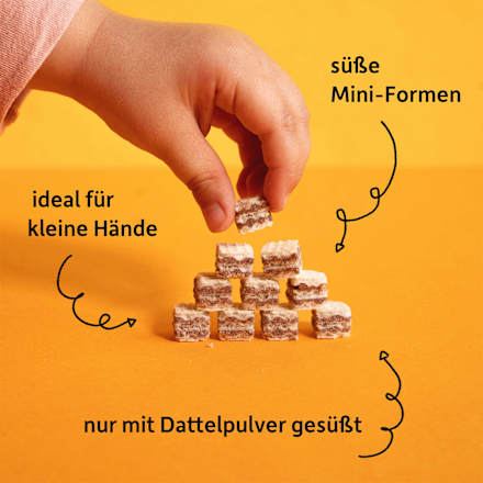 Kindersnack Mini Waffelwürfel Kakao ab 3 Jahren Freche Freunde