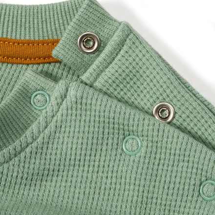 Pullover mit Waffel-Struktur & Bären-Motiv, grün, Gr. 80 ALANA