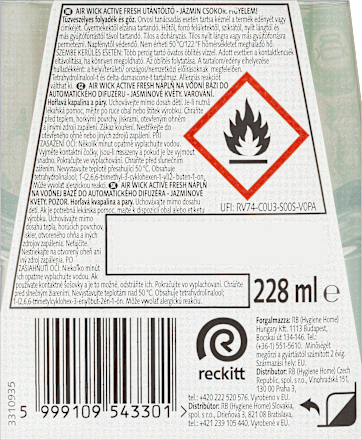 Náplň do automatického difuzéra - Jazmínové kvety Air Wick