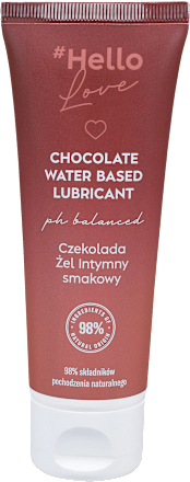 Lubrikant na vodni osnovi z okusom čokolade #Hello love