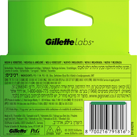 Rasierklingen Labs Gillette