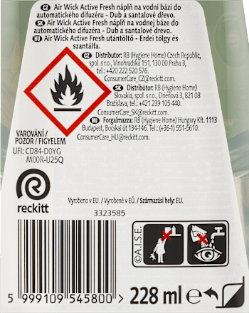 Náplň do automatického difuzéra – dubový les a santalové drevo Air Wick