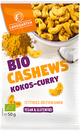 Cashews Bio Kokos-Curry Landgarten