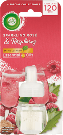 Náplň do elektrického osviežovača Essential Oils - ružový sekt a maliny Air Wick