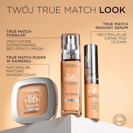 True Match Podkład 1.N Ivory L'ORÉAL PARiS