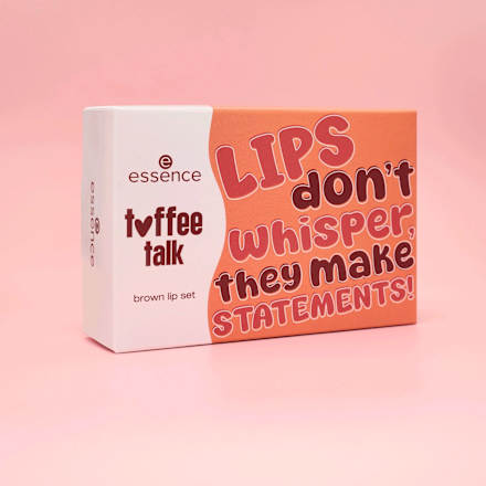 Darčekové balenie Toffee Talk Brown Lip - 01 Pout Au Chocolat essence