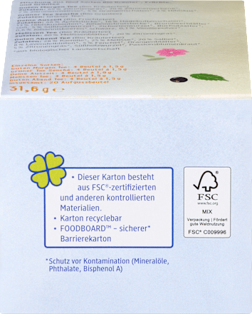 Tee-Mix, Zeit für Tee 5 Sorten (20 Beutel) dmBio