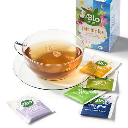 Tee-Mix, Zeit für Tee 5 Sorten (20 Beutel) dmBio