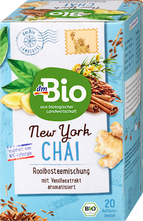bio čaj Rooibos New York Chai 20x2 g dmBio