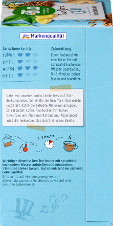 Kräutertee New York Chai (20x2g) dmBio