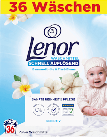 Waschmittelpulver Sensitiv  Lenor