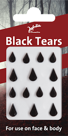 Halloween Jewels Black Tears Jofrika