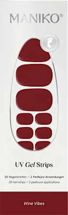 UV Nagelfolien Pediküre Wine Vibes Maniko